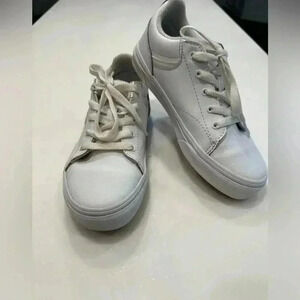 Vans white leather sneakers kids unisex. Excellent condition size 3